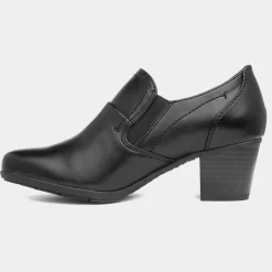 Soft Line Womens Black Court Shoes