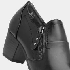 Soft Line Womens Black Court Shoes