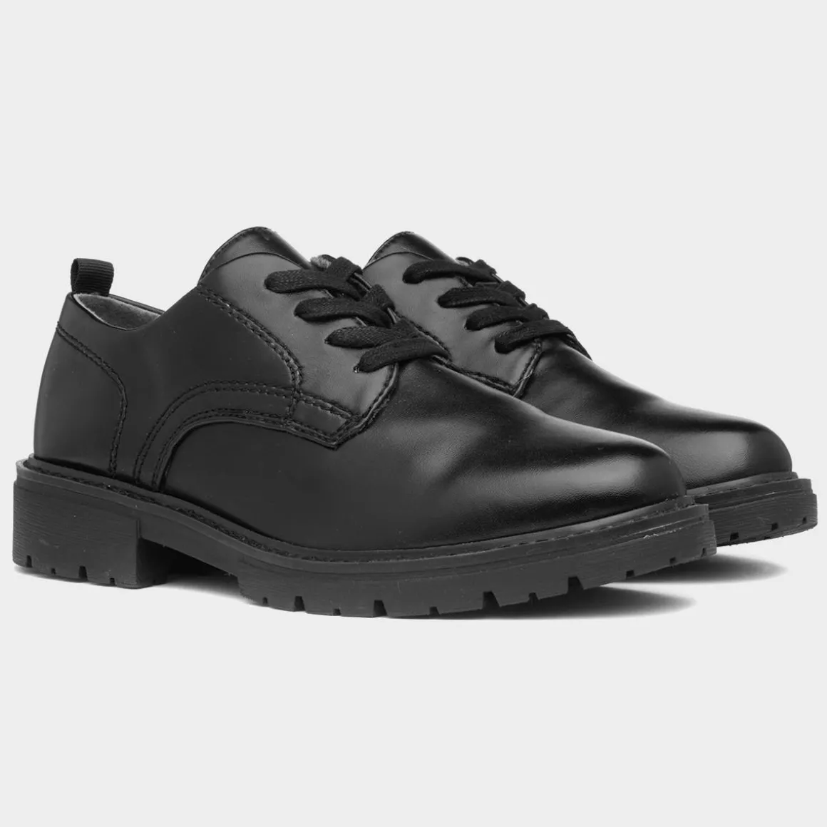 Soft Line Womens Black Lace Up Shoe