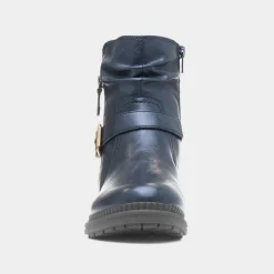 Soft Line Wyoming Womens Navy Zip Up Boot