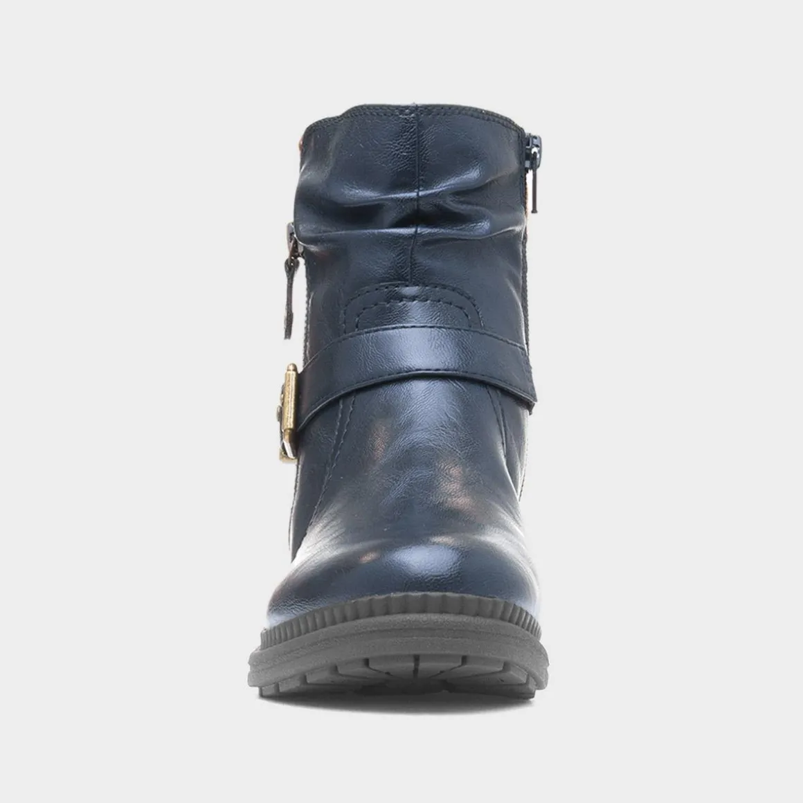 Soft Line Wyoming Womens Navy Zip Up Boot