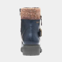 Soft Line Wyoming Womens Navy Zip Up Boot