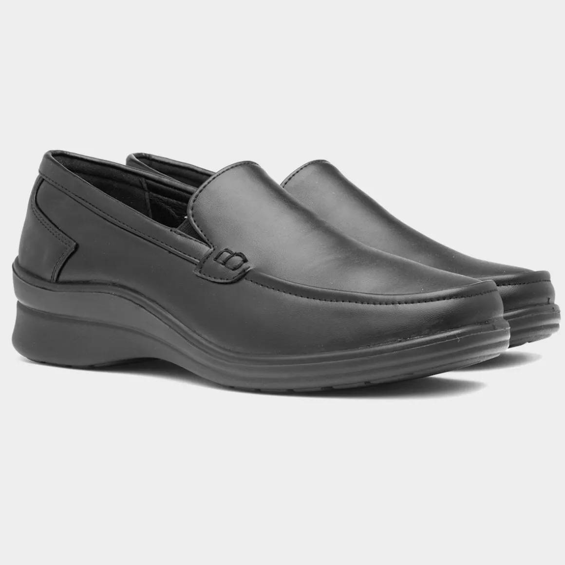 Softlites Daisy Womens Black Slip On Shoe