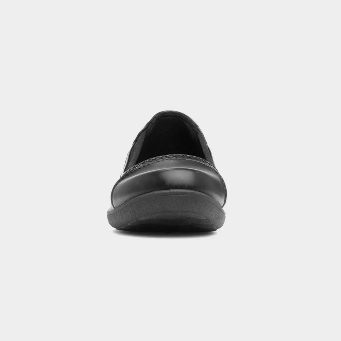 Softlites Devin Womens Black Flat Shoe