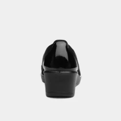 Softlites Diana Womens Black Wedge Shoe
