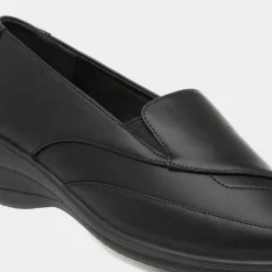 Softlites Dora Womens Black Slip On Casual Shoe