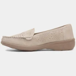 Softlites Doreen Womens Beige Casual Loafer