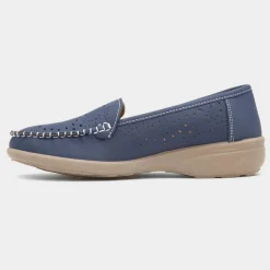Softlites Doreen Womens Navy Casual Loafer