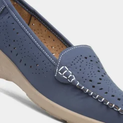 Softlites Doreen Womens Navy Casual Loafer