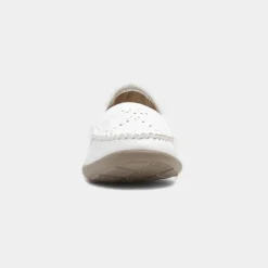 Softlites Doreen Womens White Casual Loafer