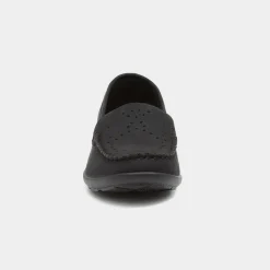 Softlites Dot Womens Black Slip On Casual Loafer