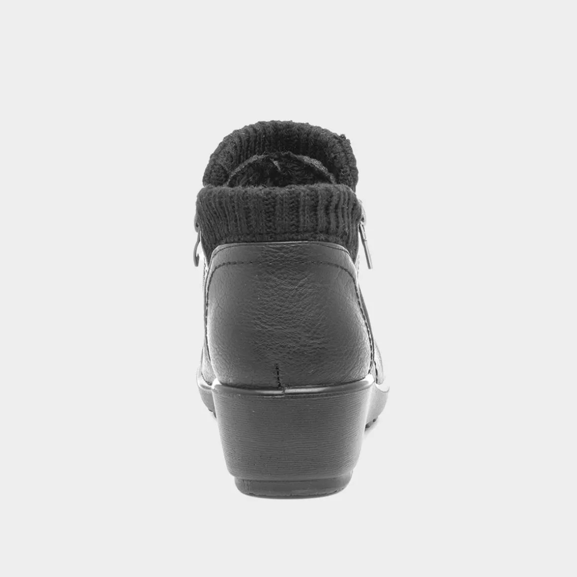 Softlites Jan Womens Black Wedge Ankle Boot