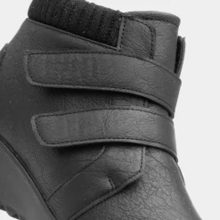 Softlites Janet Womens Black Easy Fasten Boot