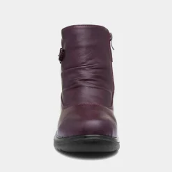 Softlites Jean Womens Purple Ankle Boot
