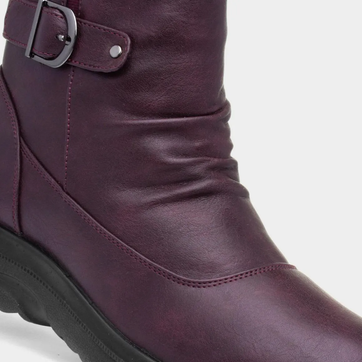 Softlites Jean Womens Purple Ankle Boot