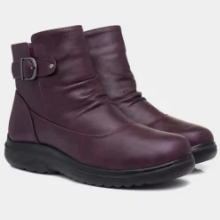Softlites Jean Womens Purple Ankle Boot