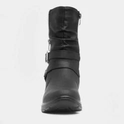 Softlites Jenna Womens Black Calf Boot