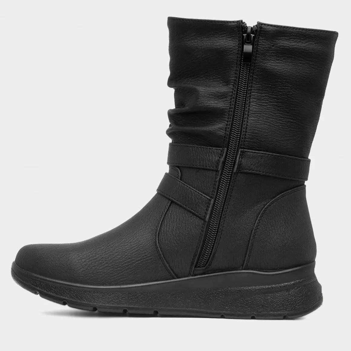 Softlites Jenna Womens Black Calf Boot