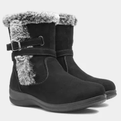 Softlites Jolene Womens Black Calf Boot