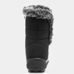 Softlites Joy Womens Black Faux Fur Boot