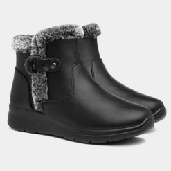 Softlites Judy Womens Black Ankle Boot
