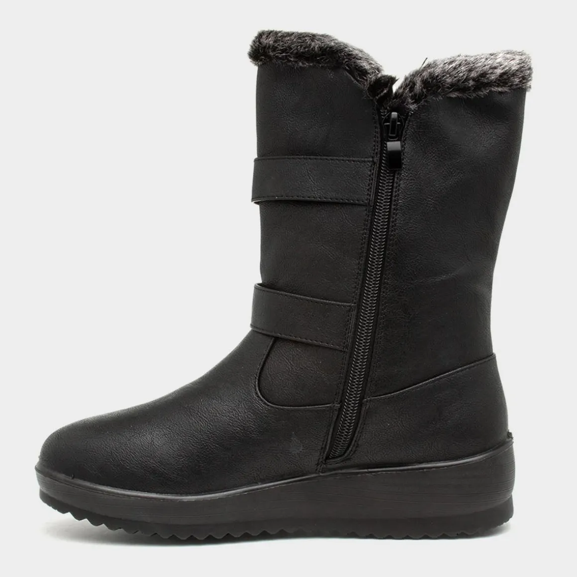 Softlites Juno Womens Black Calf Boot