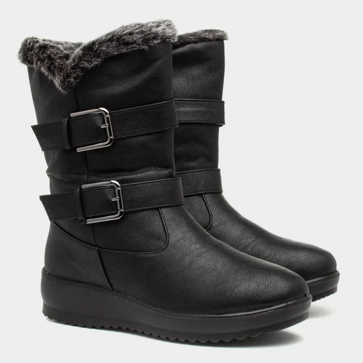 Softlites Juno Womens Black Calf Boot