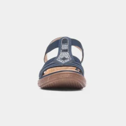 Softlites Selina Womens Navy Sandal