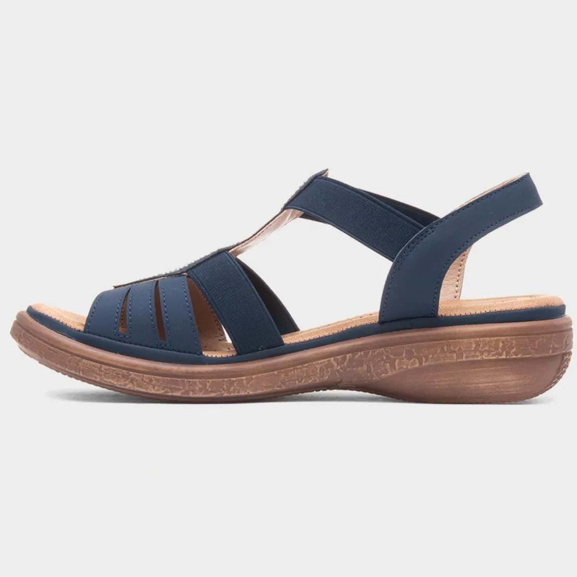 Softlites Selina Womens Navy Sandal