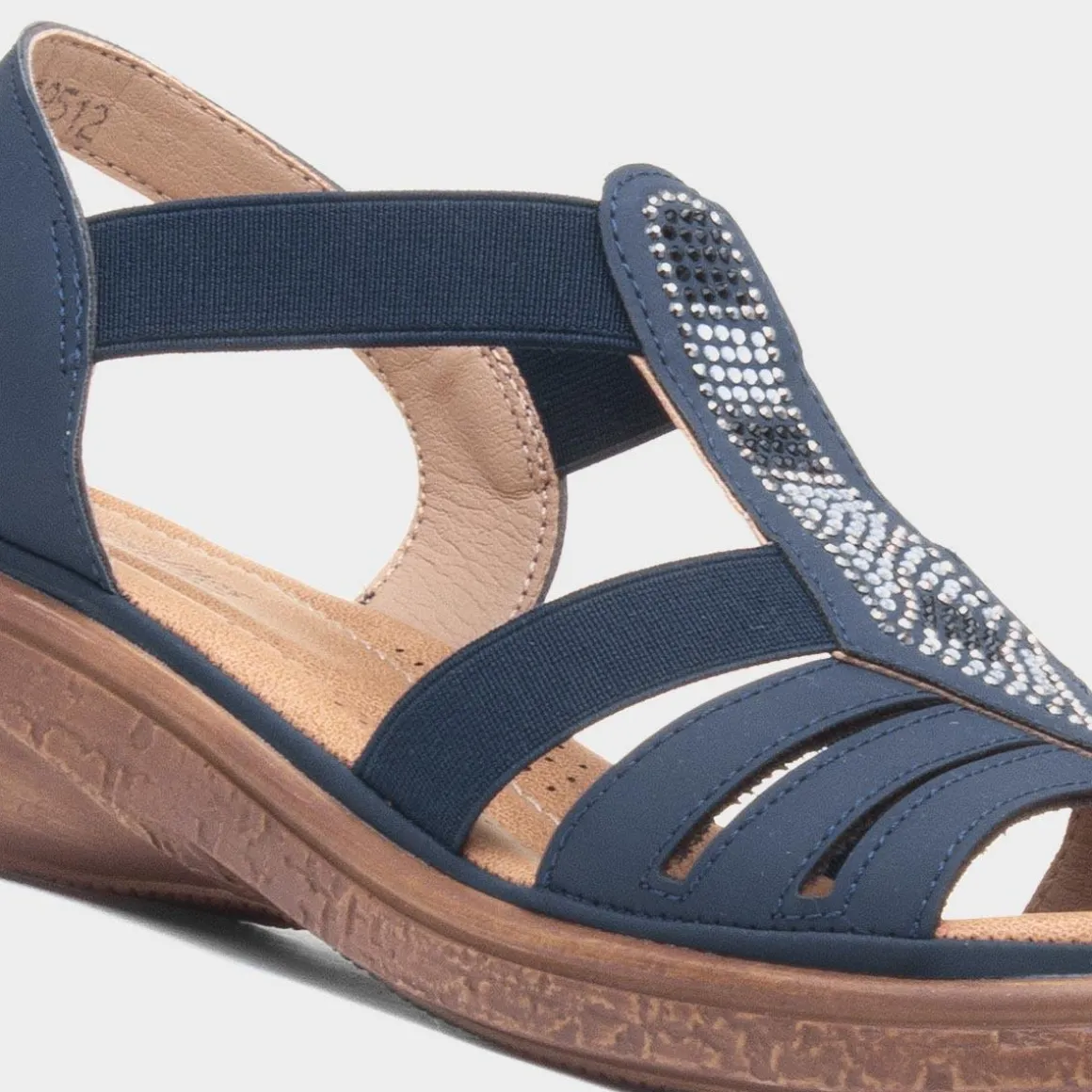 Softlites Selina Womens Navy Sandal
