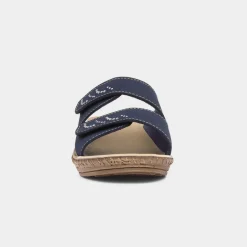 Softlites Shelia Womens Navy Mule Sandal