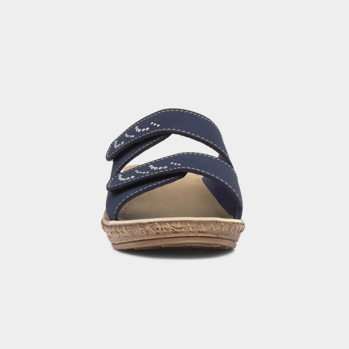 Softlites Shelia Womens Navy Mule Sandal