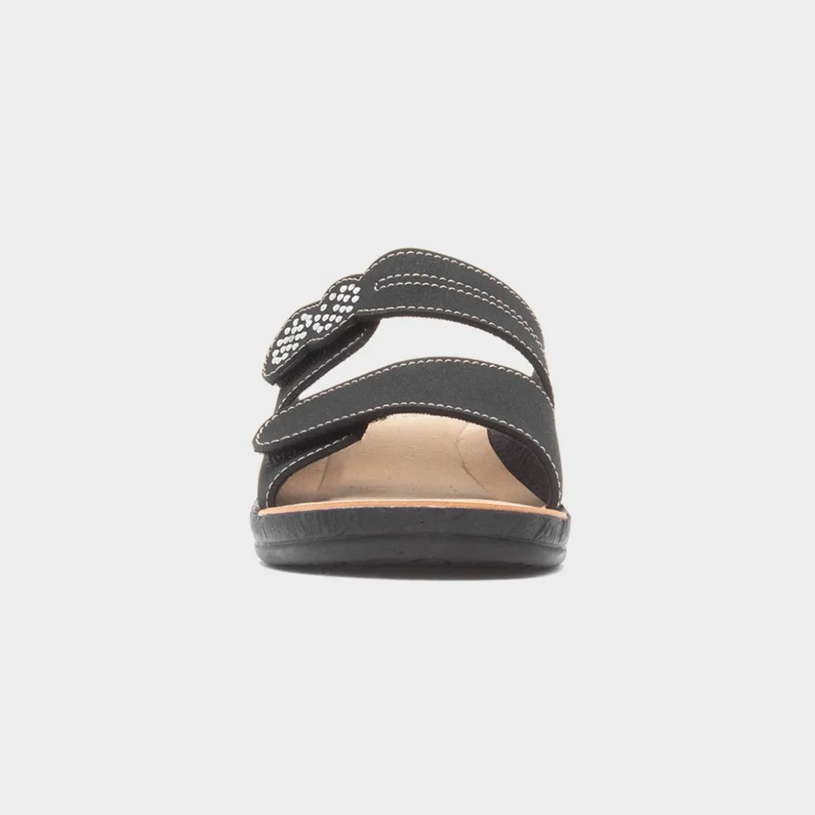 Softlites Shirley Womens Black Mule Sandal