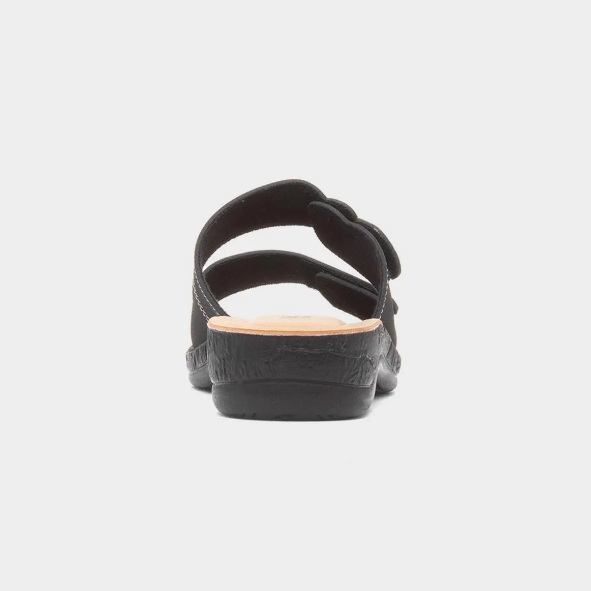 Softlites Shirley Womens Black Mule Sandal