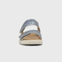 Softlites Stevie Womens Blue Easy Fasten Sandal