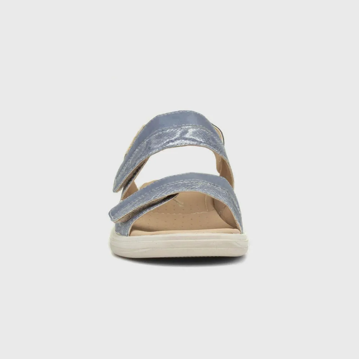 Softlites Stevie Womens Blue Easy Fasten Sandal