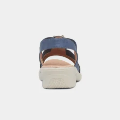 Softlites Sylvia Womens Blue Strappy Sandal