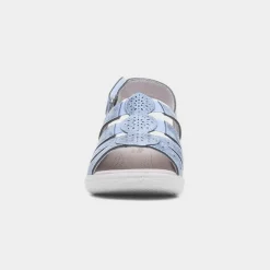Softlites Synthia Womens Blue Strappy Sandal