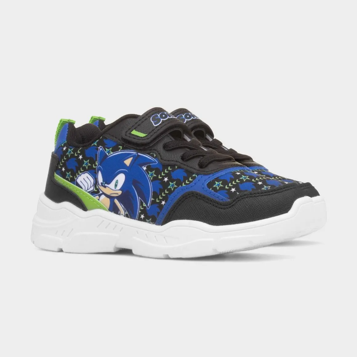 Sonic The Hedgehog Kai Kids Black Trainer