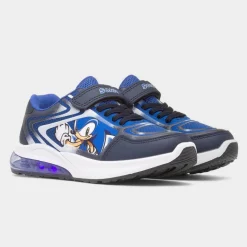Sonic The Hedgehog Kids Blue Light Up Trainer