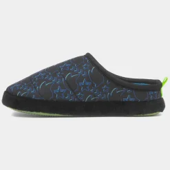 Sonic The Hedgehog Kids Black Mule Slipper
