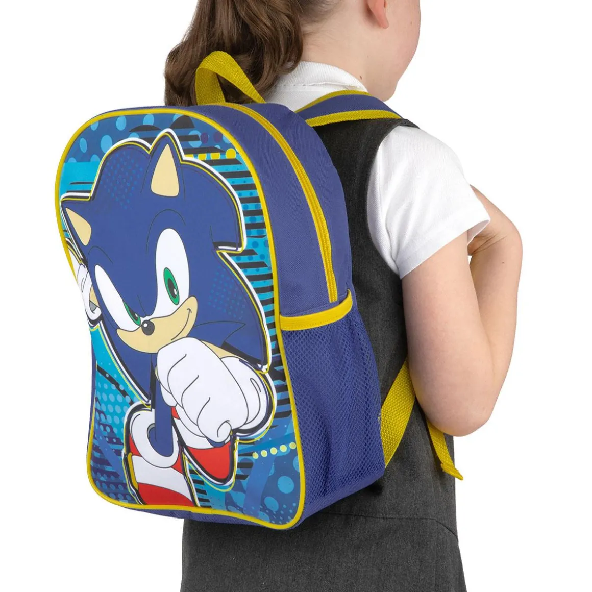 Sonic The Hedgehog Kids Multi Character Backpack