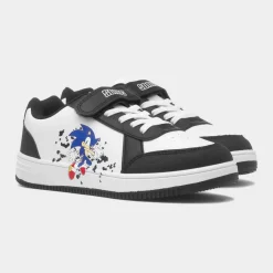 Sonic The Hedgehog Kids White Easy Fasten Trainer