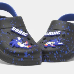 Sonic The Hedgehog Ping Kids Black EVA Clog