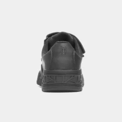 Spider-Man Boys Black School Shoe