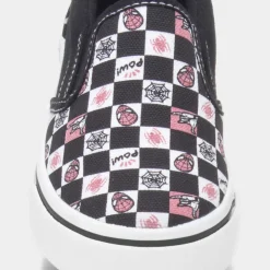 Spider-Man Kids Black Slip On Canvas