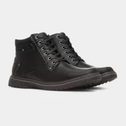 Stone Creek Cascade Mens Black Lace Up Boot