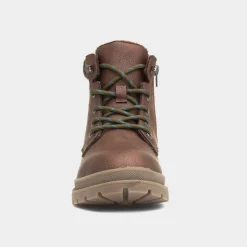 Stone Creek Junior Arthur Kids Brown Zip Up Boot