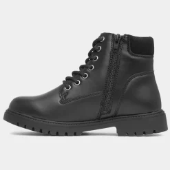Stone Creek Junior Jamie Boys Black Ankle Boot