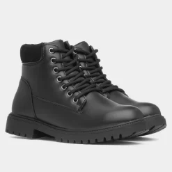 Stone Creek Junior Jamie Boys Black Ankle Boot